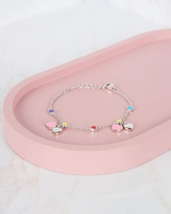Follow Your Heart Pink Bracelet