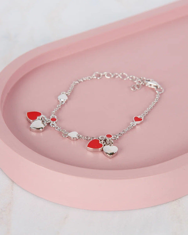 Follow Your Heart Red Bracelet